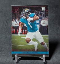 Travis Etienne Pink Foil Panini Rookie RC 2021 Chronicles Card #PA-13 Jaguars