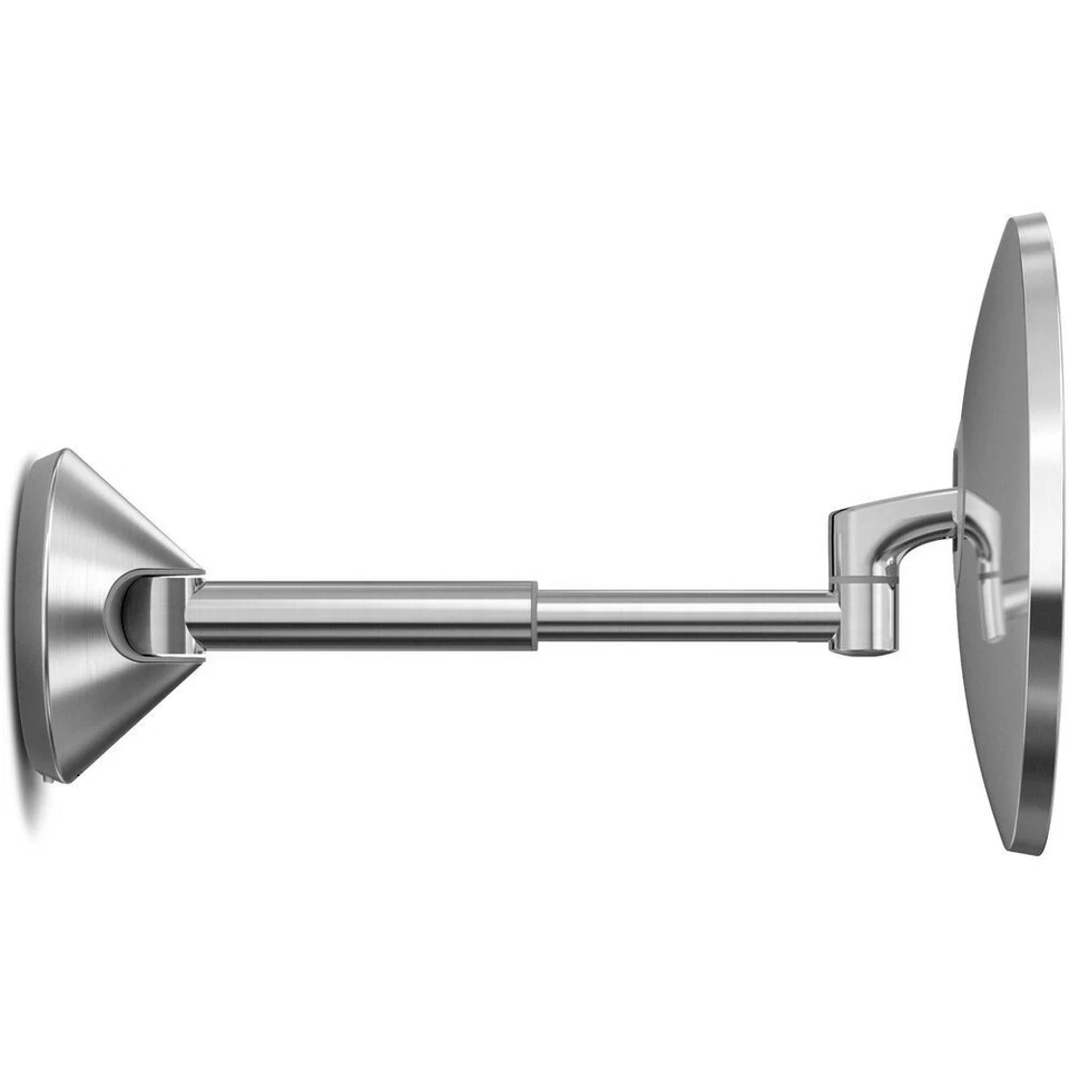 Simplehuman Sensorspiegel mit Wandh. Edelst. Gebürstet 20 cm 5 fach verdrahtet - Bild 3 von 3