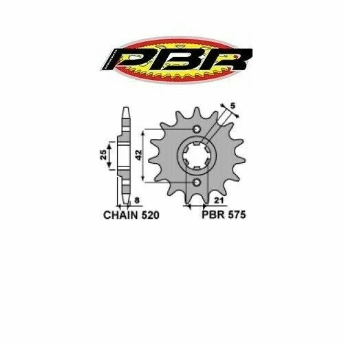 KIT/TRASMISSIONE YAMAHA TT/600 1982-1992 CORONA PIGNONE CATENA RK 520   - Immagine 2 di 3