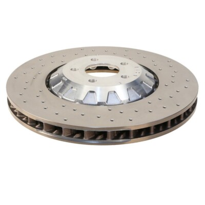 SHW Performance Front Left Drilled Disc Brake Rotor for Shelby GT350 Up To 2019