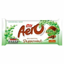 2 AERO MINT CHOCOLATE BARS LARGE 90G Nestle Birthday Present Stocking Filler🎁