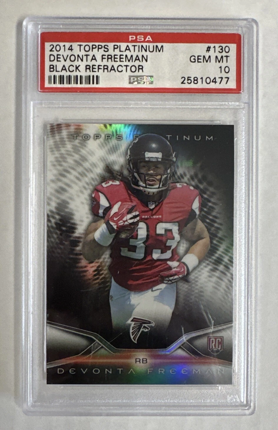 Devonta Freeman Topps Platinum #130 Black Refractor