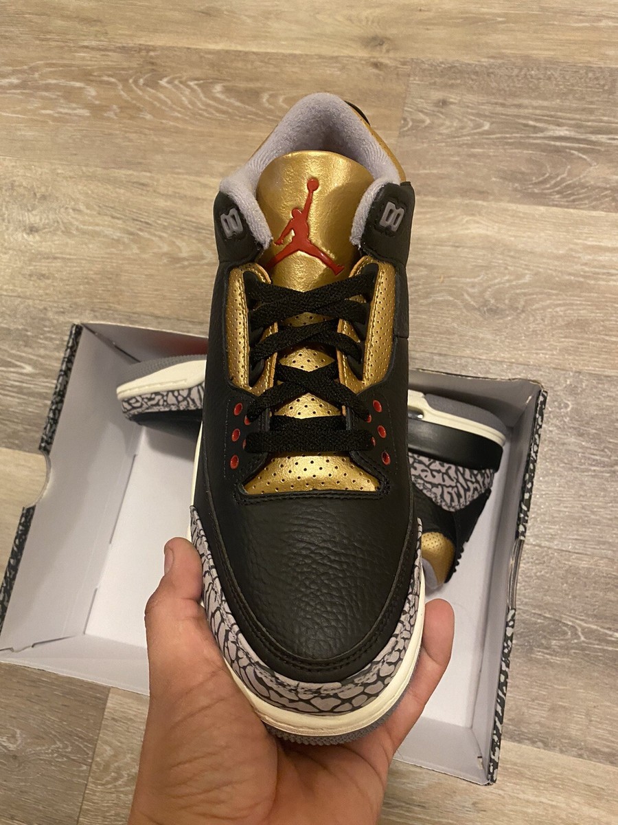スニーカー Nike Air Jordan 3 Retro \"Black Cement Gold\" CK9246-067 s-l400.jpg