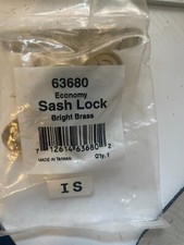 Bright Brass Finish Window Sash Lock 10 Available 63680