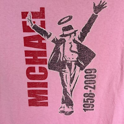 【オフィシャル 】Michael Jackson 2009 ライブTシャツ L 2009 Michael Jackson T Shirt L Musician Pop Singer Artist Music