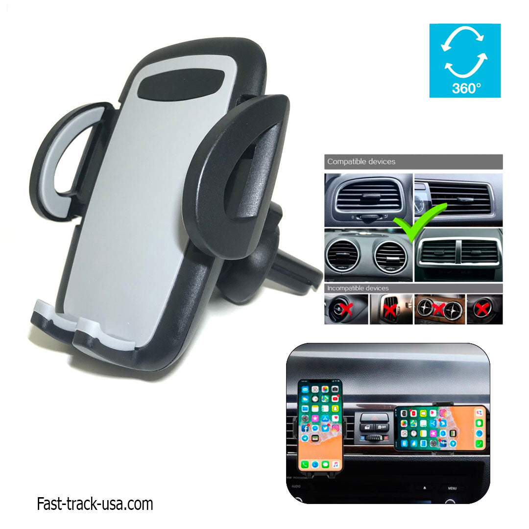 Car Air Vent Mount Cell Phone Mount Holder - Adjustable Cradle