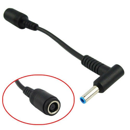 DC Power Charger Converter Adapter Cable for Dell HP Laptop 7.4x5mm to 4.5x3.0mm - Picture 1 of 12