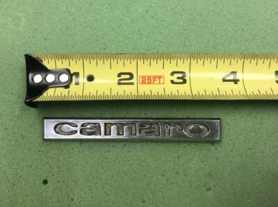 Vintage Camaro Chrome Emblem Car Automobile Badge