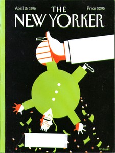 New-Yorker-cover-McGuire-shake-out-the-dough-4-15-1996