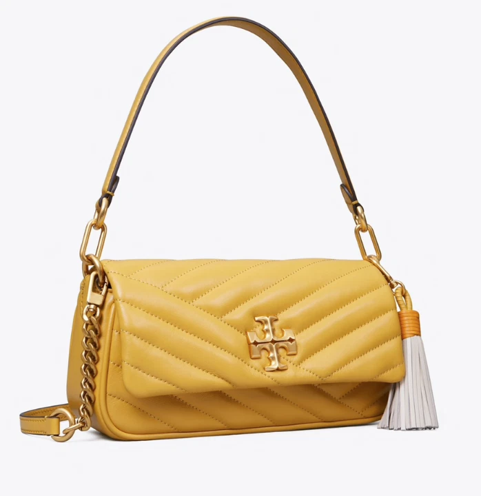 Tory Burch Kira Chevron Leather Shoulder Bag (Shoulder bags,Chain Strap)