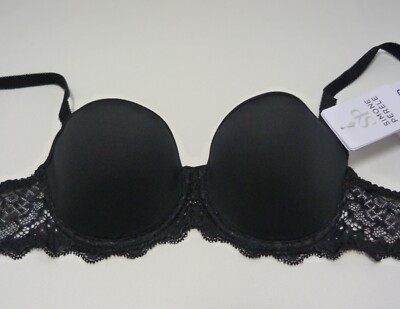 SIMONE PERELE Caresse BH Padding Form Schwarz 12A343 Neu