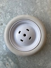 RUOTA GIORDANI CARROZZINA PASSEGGINO ANNI 70 80 90 GOMMA PIENA DIAMETRO 15 CM