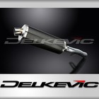 Honda CB1100A 2013-2014 Delkevic Slip On 14" Oval Carbon Exhaust Muffler Kit