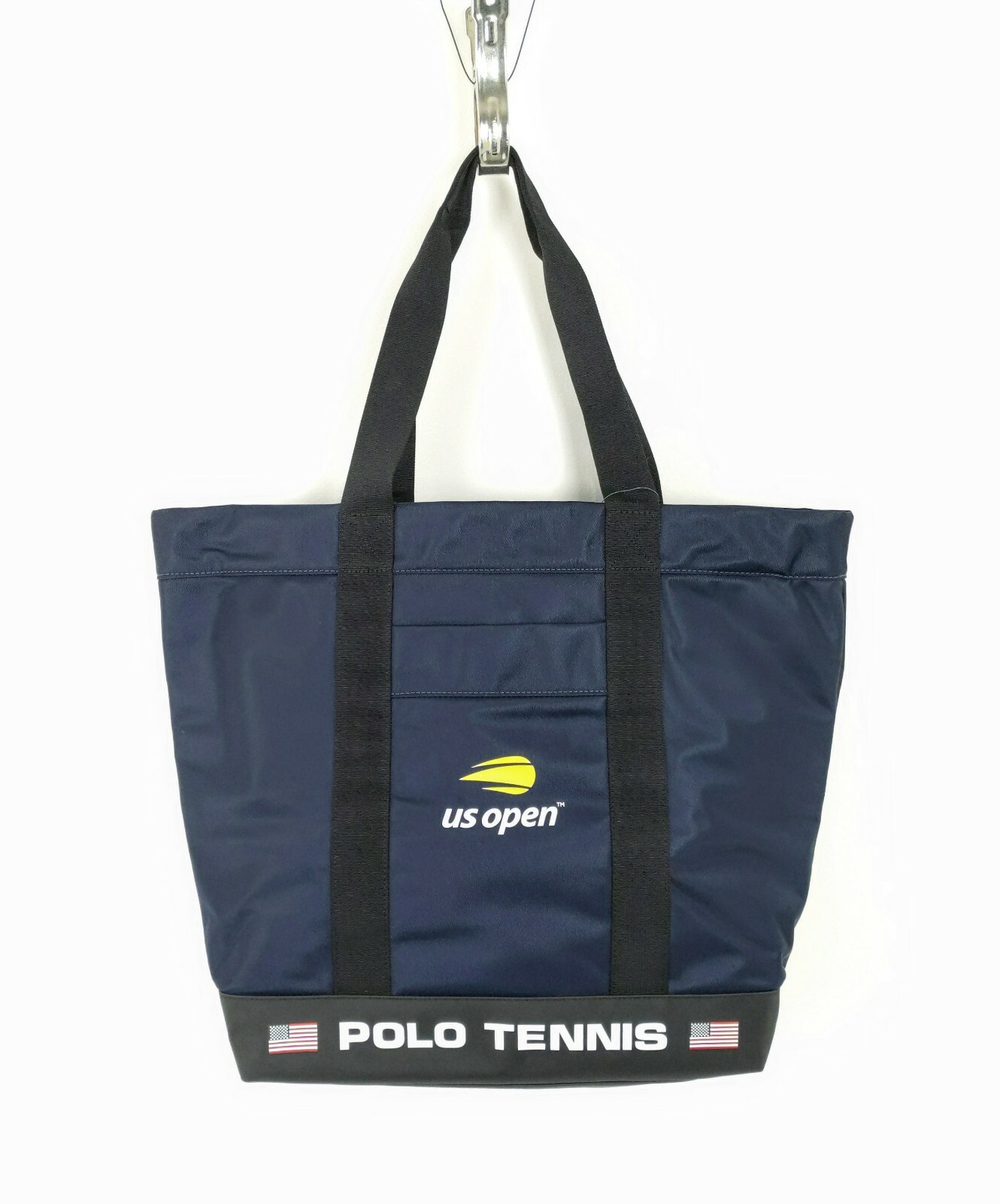 Borsa tote POLO RALPH LAUREN blu 2019 US Open tennis BIG PONY NUOVA CON ETICHETTE
