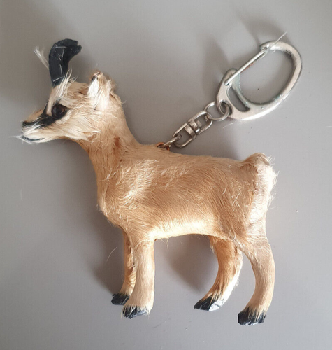 Porte-clés Chamois / Bouquetin - Preciosa - 5 X 6.5 Cm - Fabrication Française - Neuf
