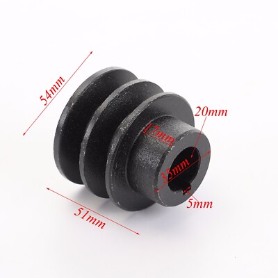 V-Belt Pulley 20mm Bore for  168F/170F 7HP Engine GX110 GX120 GX160 GX200