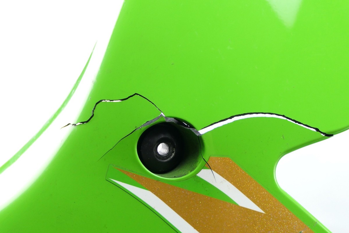 Panneau Latéral Gauche Kawasaki Ninja ZX-6R ZX636B 2003 – Pièce D'origine, Endommagé, Japon