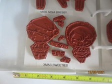 The Greeting Farm Cling Mount Rubber Stamps 23 SINGLES set 2 Christmas Sweetie