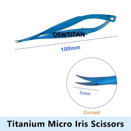 Titanium Iris Scissors Micro Ultra-thin Venus Scissors Ophthalmic Instruments - Picture 15 of 15