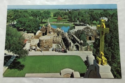 Bird's-Eye View Of The Grotto Of Redemption, West Bend, Iowa. Postcard (B3)