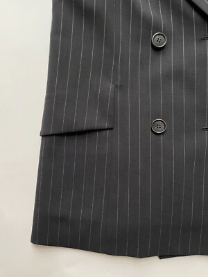 Christian Dior John Galliano Vintage Spring 1999 Pinstripe Blazer