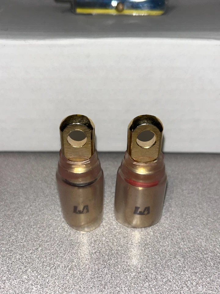 Lightning Audio PRT8 Car Audio Power/Ground 8 Gauge 5/16" Ring Terminal Pair NOS - Image 4 of 4