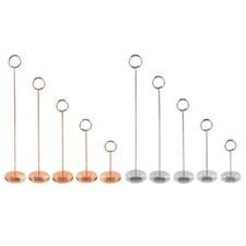 4/6/8/10/12 Inch Table Number Holder Stand Place Card Holders Tabletop Sign