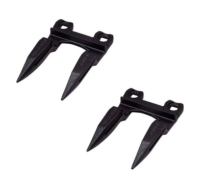 2Pk Sickle Bar Rock Guard fit New Holland 87702973, 2 Prong Sickle Mower Guard
