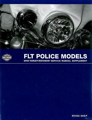2008 Harley Davidson FLT Police Service Manual Supplement : 99483