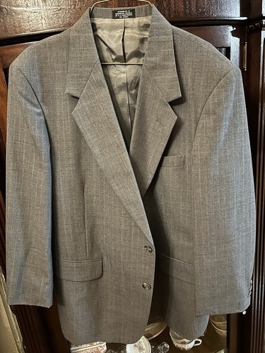 Anzugmantel Herren Towncraft grau Nadelstreifen 42 kurz