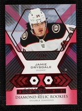 2021-22 Black Diamond Relic Rookie Gems Double Ruby 11/49 Jamie Drysdale qe7