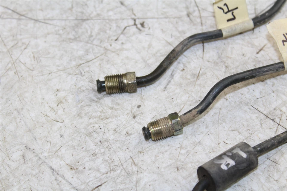 2002 Kawasaki Mule 2510 Diesel 4x4 Metal Steel Brake Lines Front Rear - Image 3 of 4