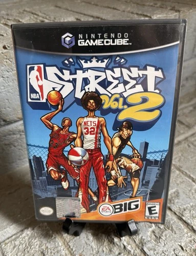NBA Street Vol. 2 Nintendo GameCube Complete CIB w/ Manual & Inserts Black Label