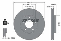 2X Textar Bremsscheibe Vorderachse U.A. FüR Ford, Ford Usa, Mazda