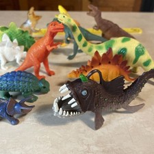 Toy Dinosaur Figures for Kids plastic set of 12