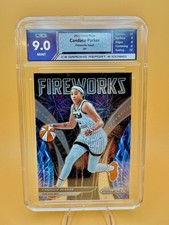 2022 Panini Prizm WNBA Fireworks Candace Parker #9 Chicago Sky CGC Graded
