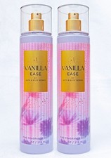 2 Bath Body Works VANILLA EASE Lavender Fragrance Mist Body Spray 8 oz
