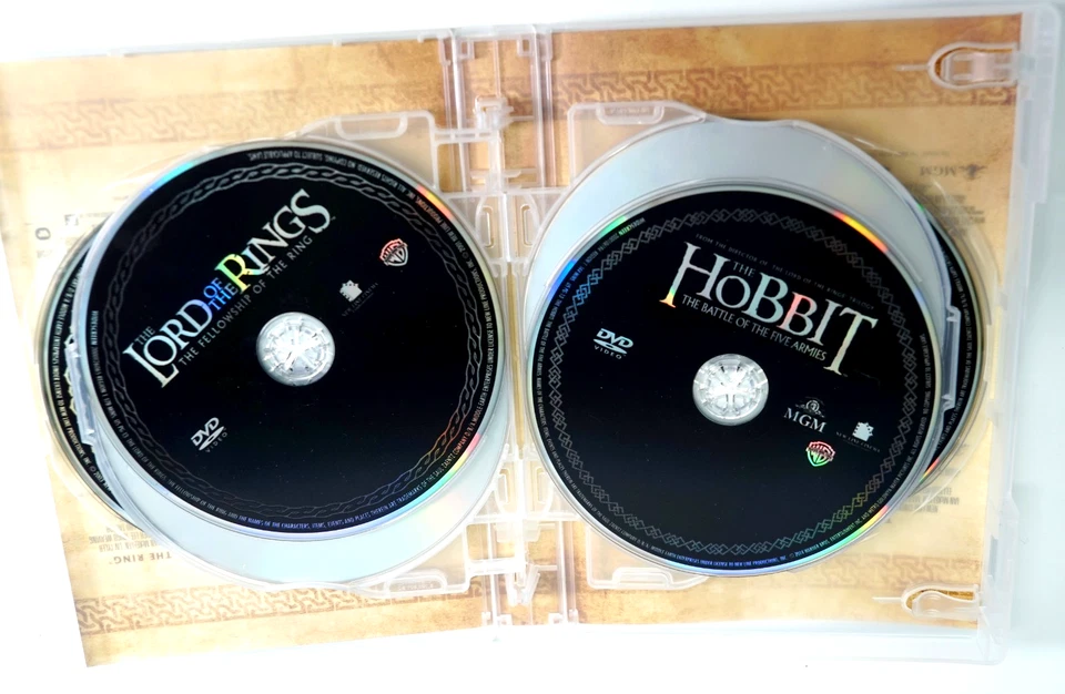 The Hobbit Trilogy And Lord Of The Rings Trilogy - 6 Movies - DVD set - Image 3 of 3