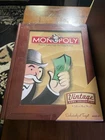 NEW Hasbro 42749 MONOPOLY Vintage Game Collection Wooden Bookshelf Board NISP