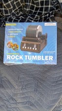 KomeStone Professional Rock Tumbler 2.5 lb Capacity, 3-Speed, 9-Day Timer Kit