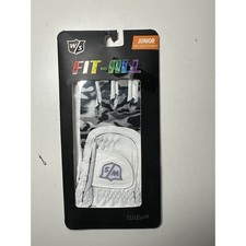 Left Junior One Size Fit All Golf Glove Green Black And Grey Camo Junior Size