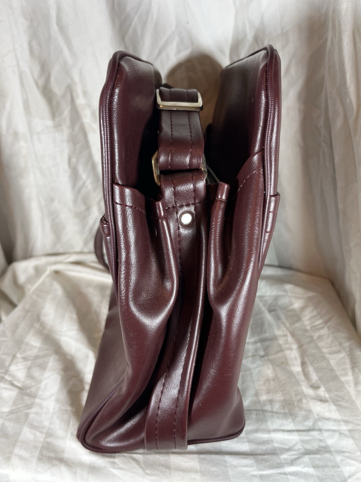 Stoops Manufacturing Maroon Leather Business Lapt… - image 4