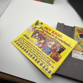 The Simpsons: Bartman Meets Radioactive Man Nintendo NES CIB Complete Authentic 