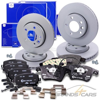 ATE BREMSSCHEIBEN +BELÄGE+VWK VORNE+HINTEN FÜR VW TRANSPORTER MULTIVAN BUS T5 T6