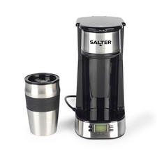 Digital Coffee Maker One Cup Filter Coffee Machine Washable & Reusable Filter