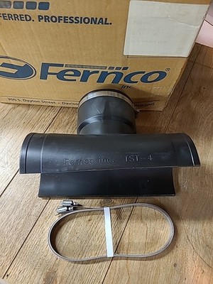 Box Of 5 Fernco Tst-4 Flexible Tap Saddle Tee: PVC, For 4 in Pipe, Iron/PVC