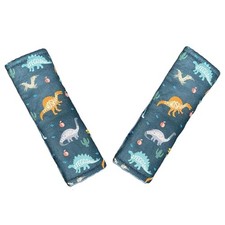 Baby Car Seat Neck Cover, Car Seat Strap Cover, Seat Belt Name of dinosaur
