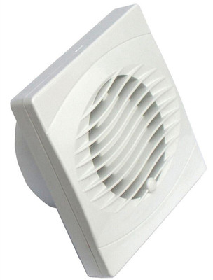 Intervent Bad-Dunstabzugshaube mit Timer 100 mm 4 Zoll WC WC - Weiß BVF100T