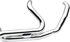 Cobra Chrome Pro Chamber Dual Bung Headpipes Harley Heritage Classic S 114 18-22 Cobra Chrome Pro Chamber Dual Bung Headpipes Harley Heritage Classic S 114 18-22