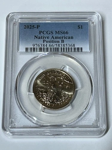 2025-P Native American Dollar — photo from the most recent tracked eBay sale